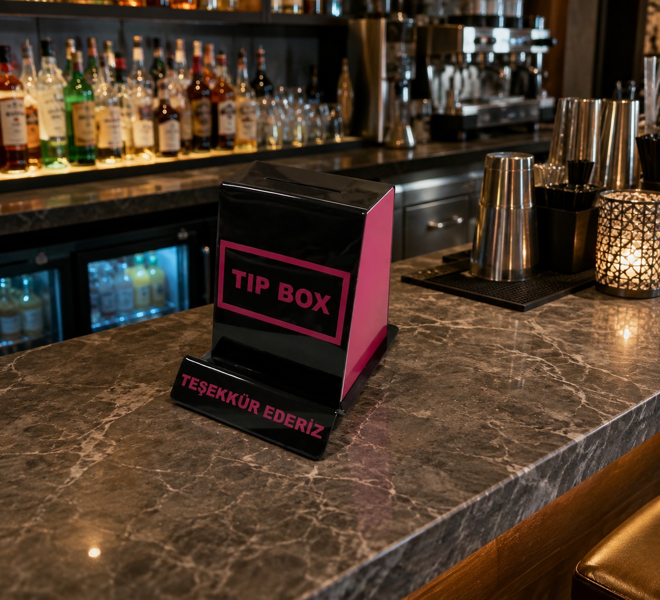PEMBE SİYAH TİP BOX 1300 TL+KDV